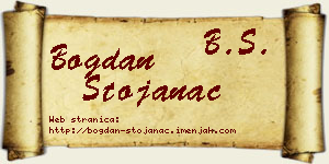 Bogdan Stojanac vizit kartica